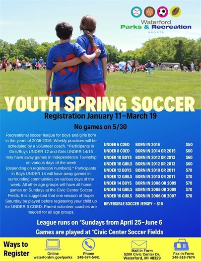 Youth Spring Soccer