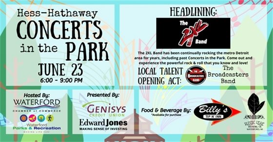 Concerts in the Park June 23