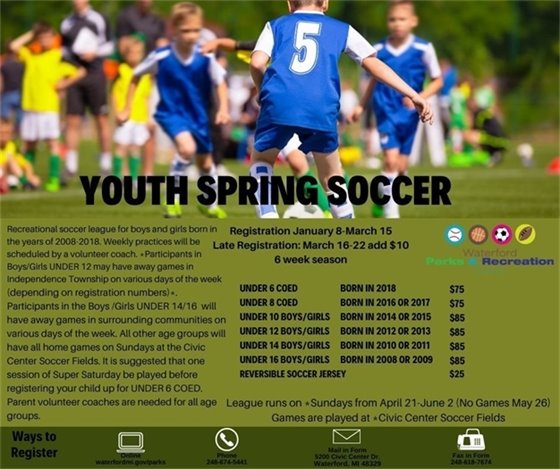 Youth Spring Soccer