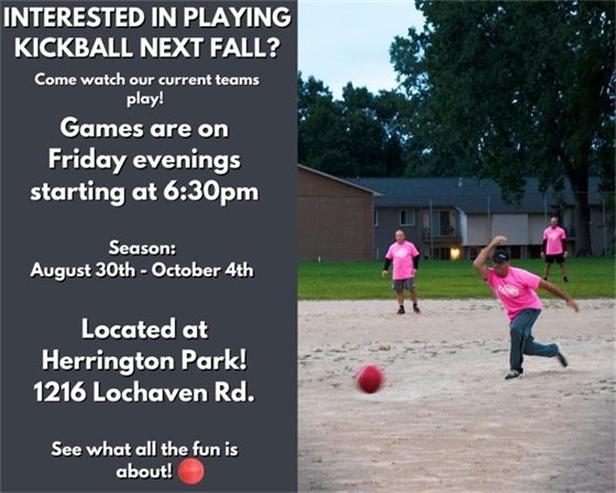 Kickball Spectators Wanted