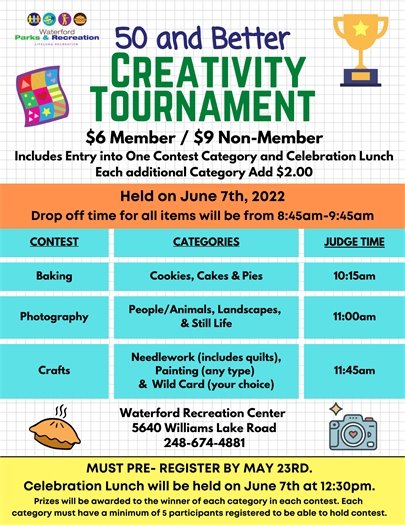 50 plus Creative Tournament