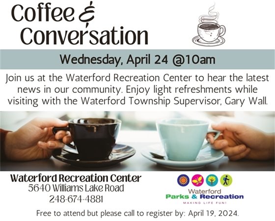 Coffee and Conversation flyer