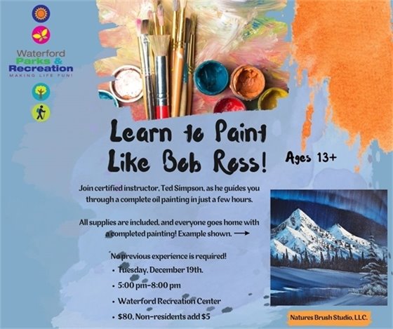 Paint like Bob Ross