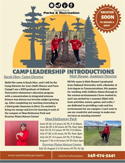 Meet the Summer Camp Leadership