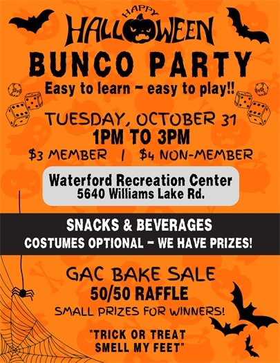 Bunco Halloween Party