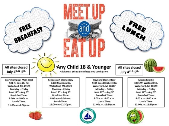 Meet Up and Eat Up Summer Food Program 