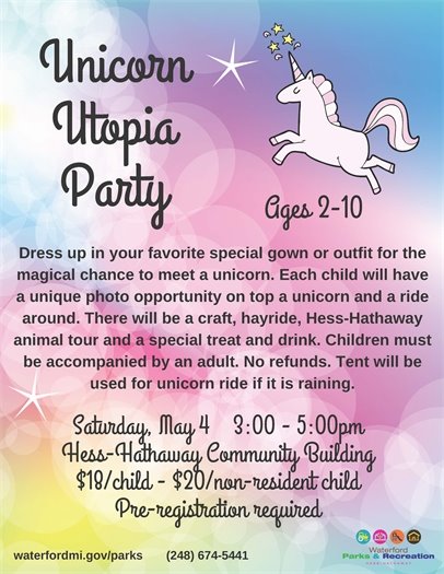 Unicorn Utopia Flyer