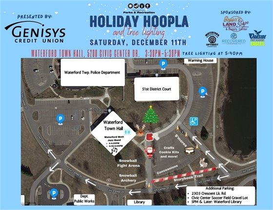 Map for Holiday Hoopla