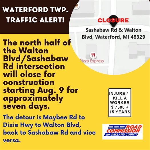 Walton Blvd Construction Update