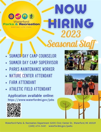 Seasonal Jobs page 1