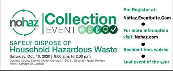 No Haz Collection Event