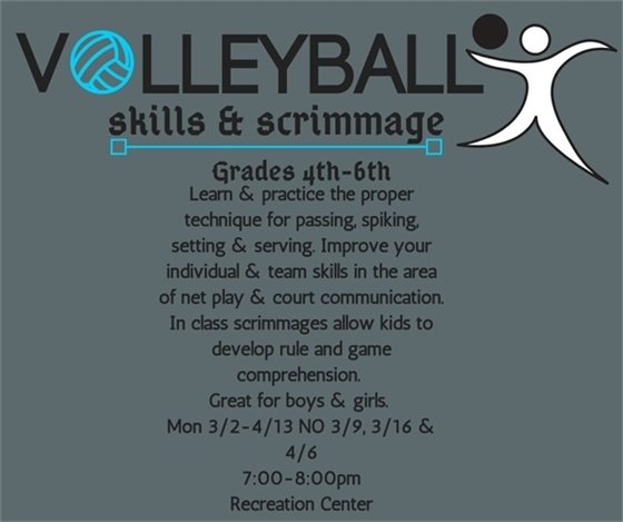 Volleyball Skills & Scrimmage