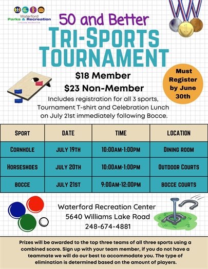 50 Plus Sport Tournament