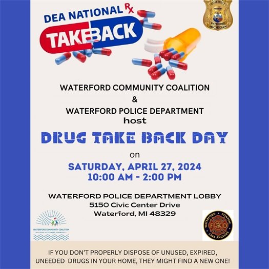 Waterford Drug Take Back Day