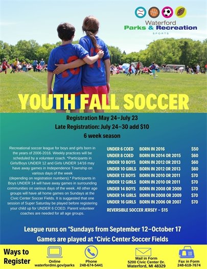 Youth Fall Soccer