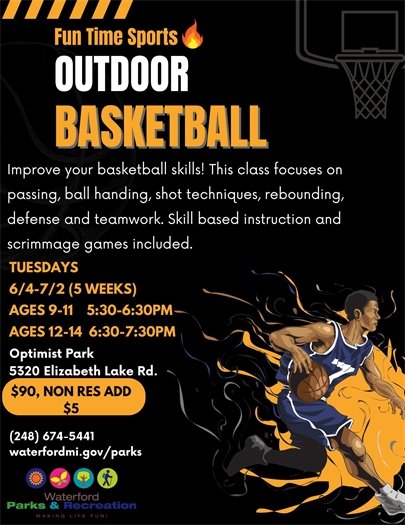 Outdoor Basketball Class