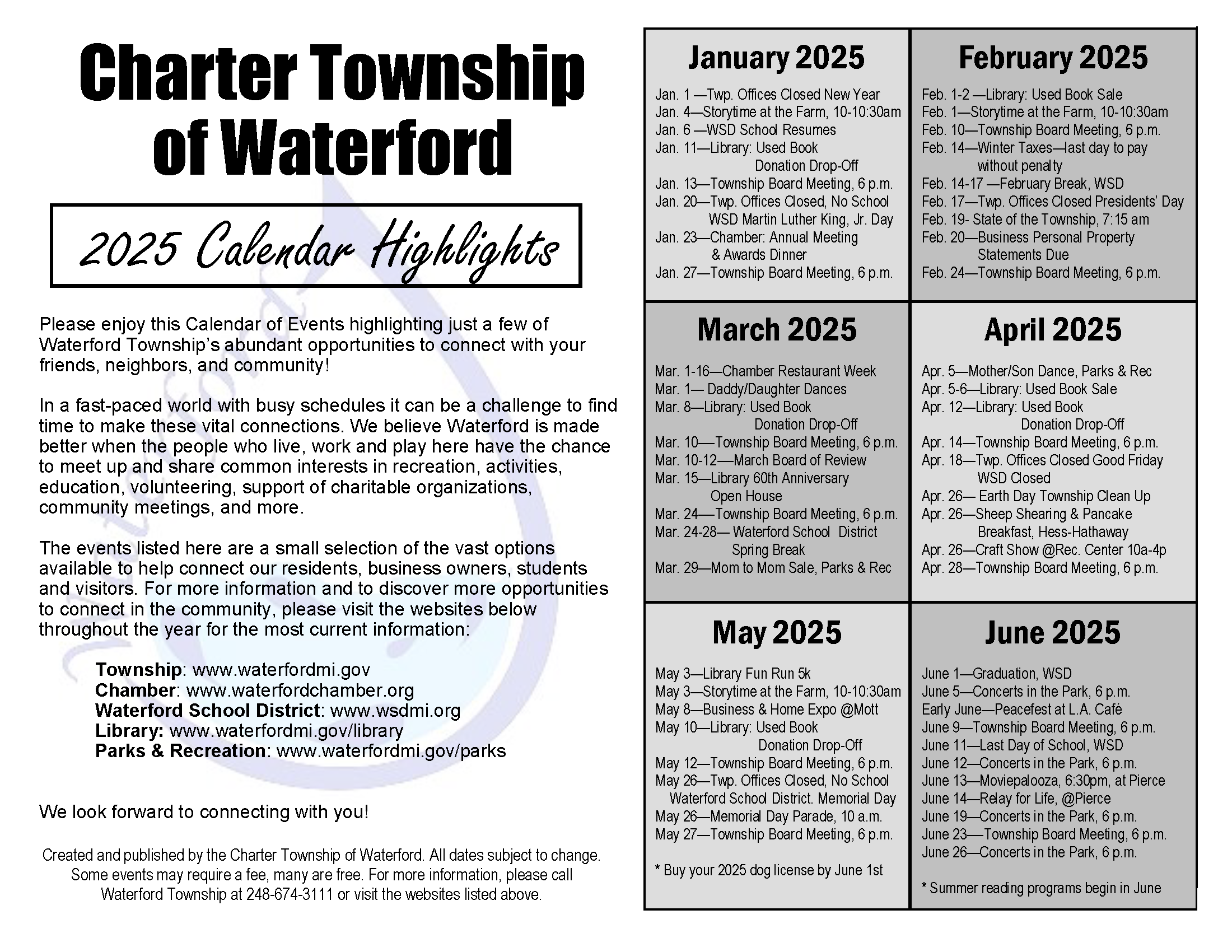 Yearly Calendar 2025 Page 1