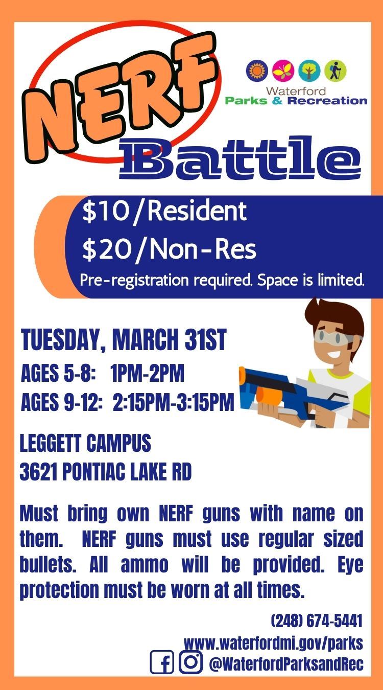 NERF Battle quarter page ad