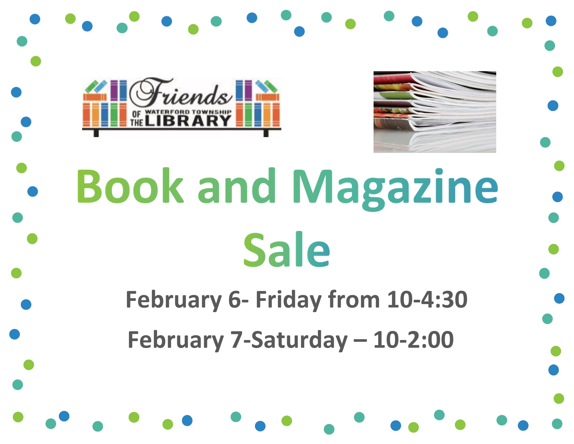 February Book Sale 